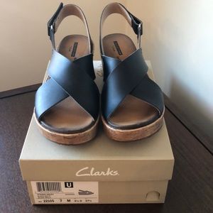 Clarks Stasha Hale4 Wedge Sandal